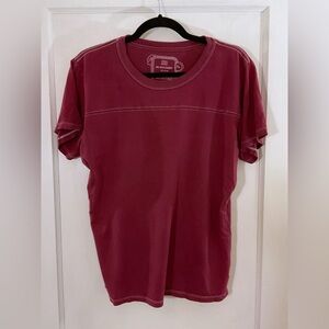 Big Bud Press Jr Varsity Cranberry Maroon Tee Shirt Tshirt Size M